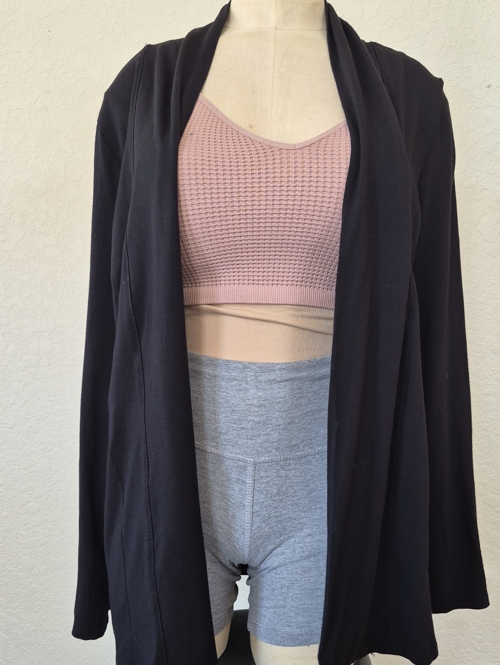 J.jill Draped Open Cardigan Sz MP